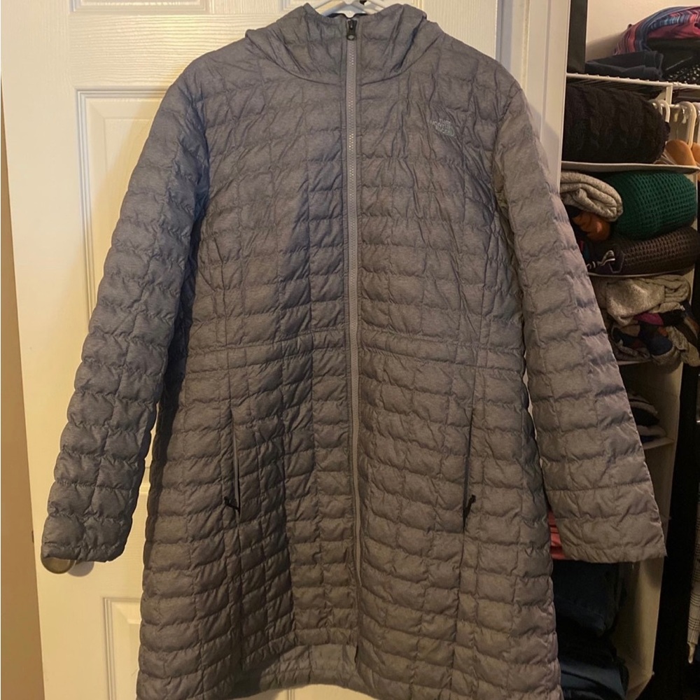 The North Face Gray Puffer Jacket
